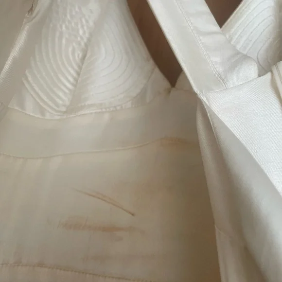 Amanda Wakely Antonella silk wedding dress